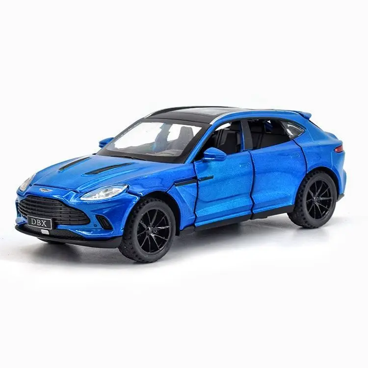 1:32 diecast model cars toy Aston martin DBX sports car with sound and light decorate ornament doors open metal model car toys