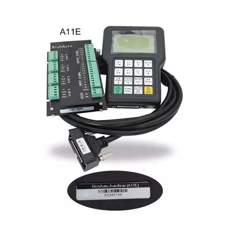 Factory Supply 512Mb Internal Memory Richauto 3 Axis Dsp Cnc Controller System