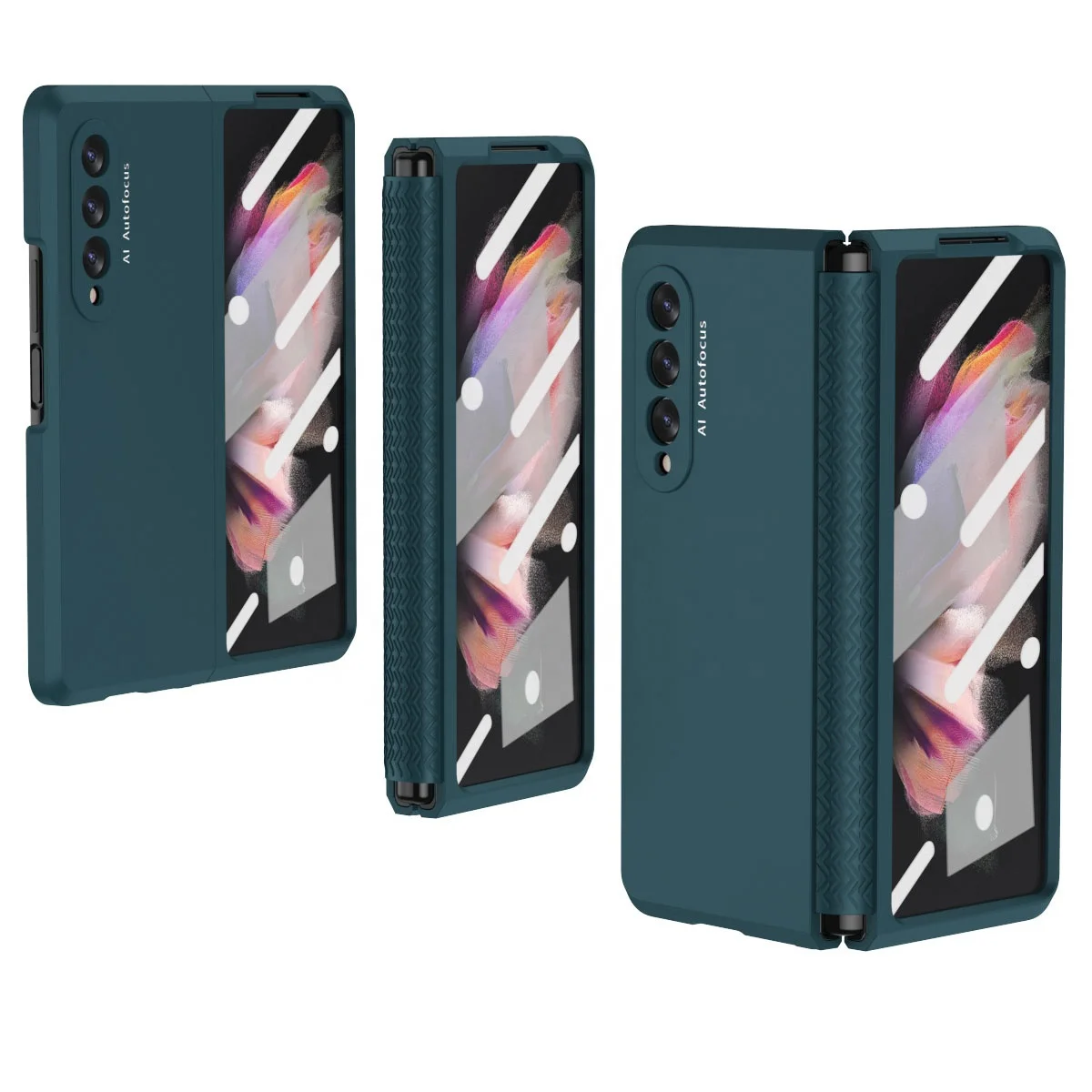 Лидер продаж 2021, Amazon, чехол для телефона Samsung Galaxy Z Fold2 5G, высококачественный чехол-книжка для мобильного телефона, складной чехол для Galaxy W22 5G