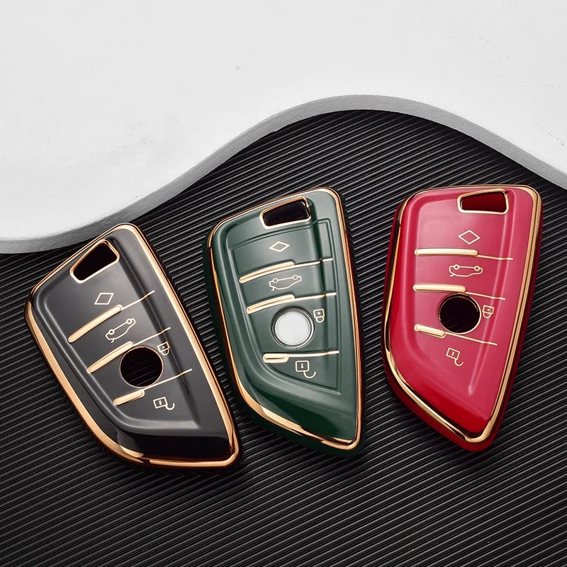 Best selling soft TPU Car Key Case For BMW X1 X3 X5 X6 X7 1 3 5 6 7 Series G20 G30 G11 F15 F16 G01 G02 F48 Keyless