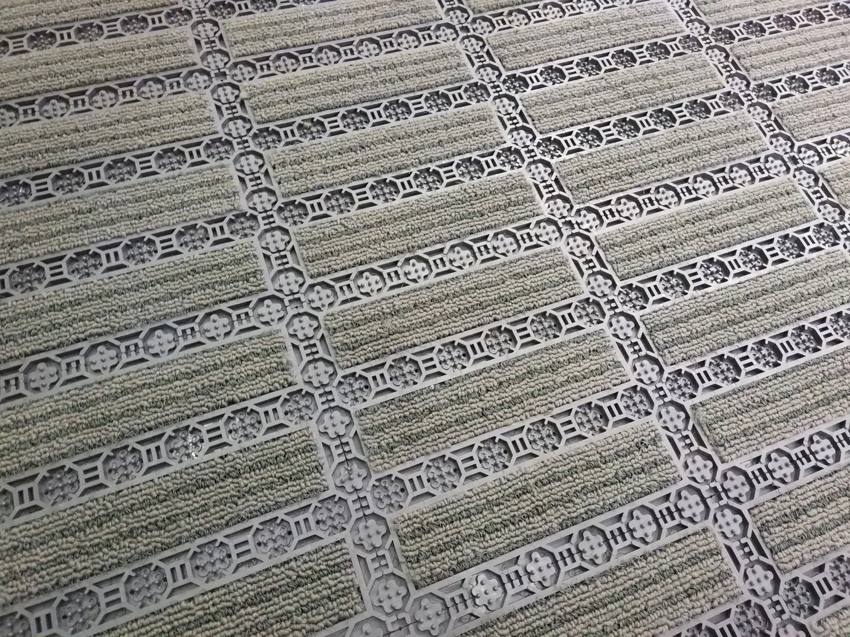 Outdoor step non-slip floor mat entrance foot mat snow removal door mat