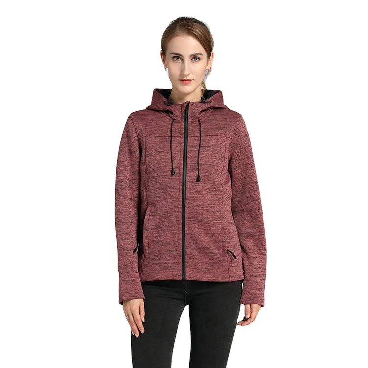 Уличные повседневные спортивные женские пальто из мельчатого флиса на заказ ветровка с капюшоном водонепроницаемая мягкая куртка