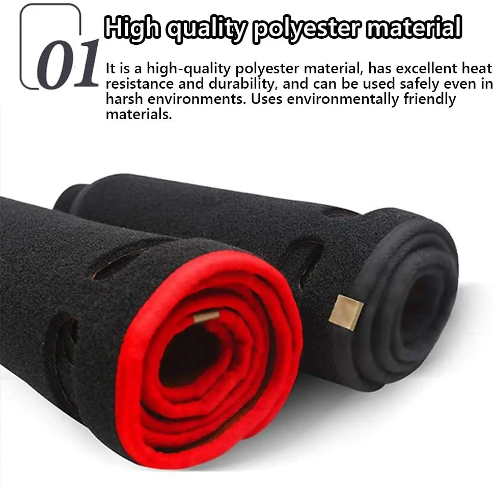 Black Color Premium DashMat Dash Carpet Original Dash Covers Dashboard Cover Custom Fit for CRV