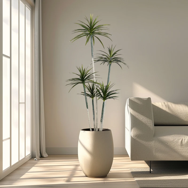 Artificial Dracaena marginata Wholesale Artificial Plant Brazilian Iron Tree Potted Plant Artificial Agave Tree