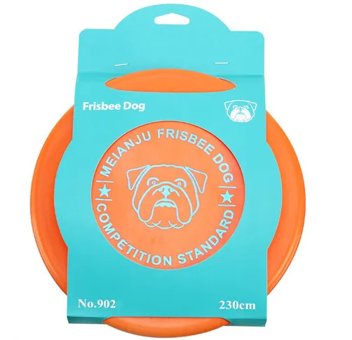 Custom support Flyer for Aggressive Play Heavy Duty Durable Frisby for Pets Soft Rubber Disc for Large Dog Flying disc Toy