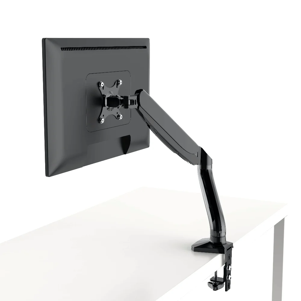 Full motion Swivel  LCD Monitor Mount arm with gas spring for 17-27' screen