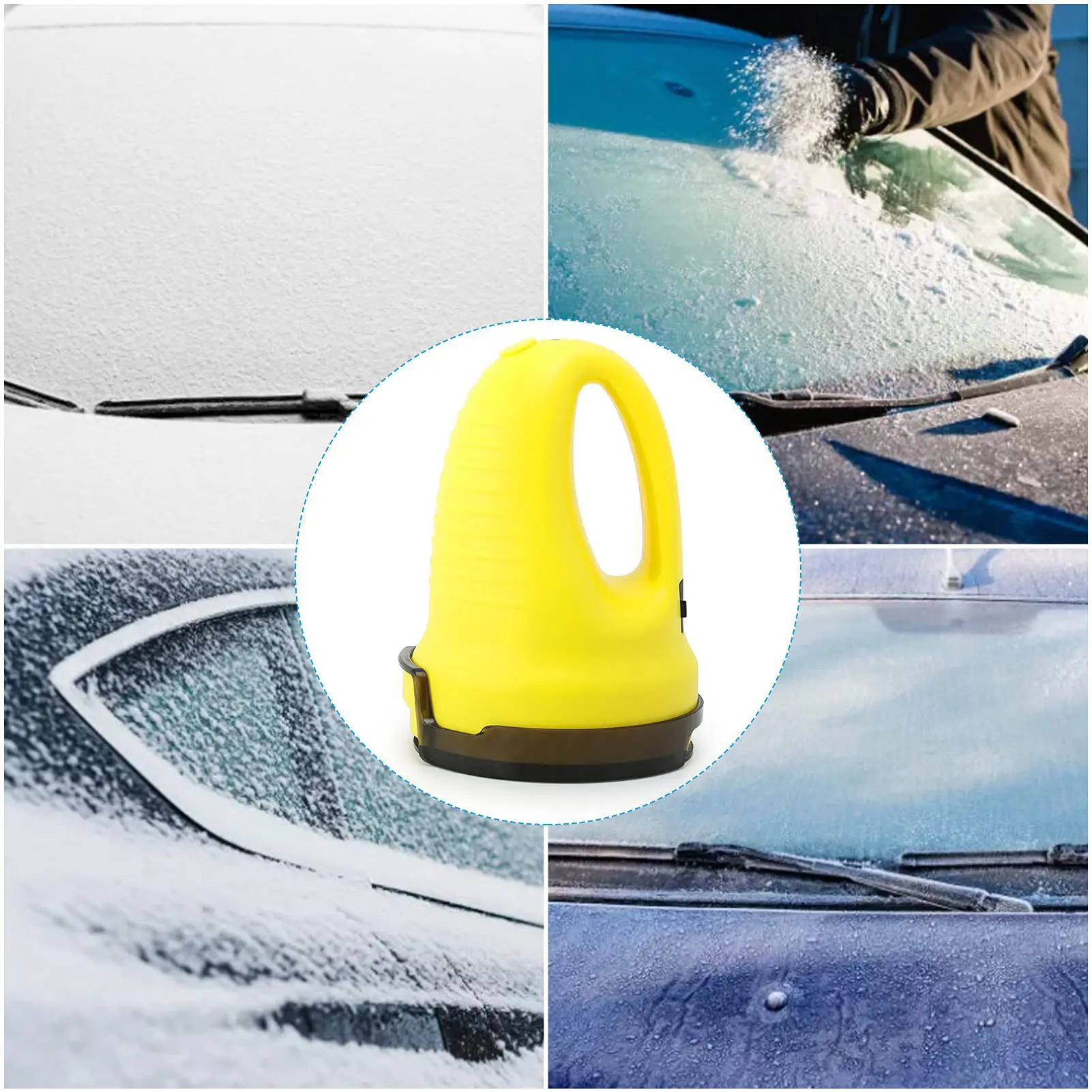 Snow Sweeper Factory Price Mini Multi-functional Cone Shaped Magical Car Snow Ice Scraper Brush Remover for Car Windshield