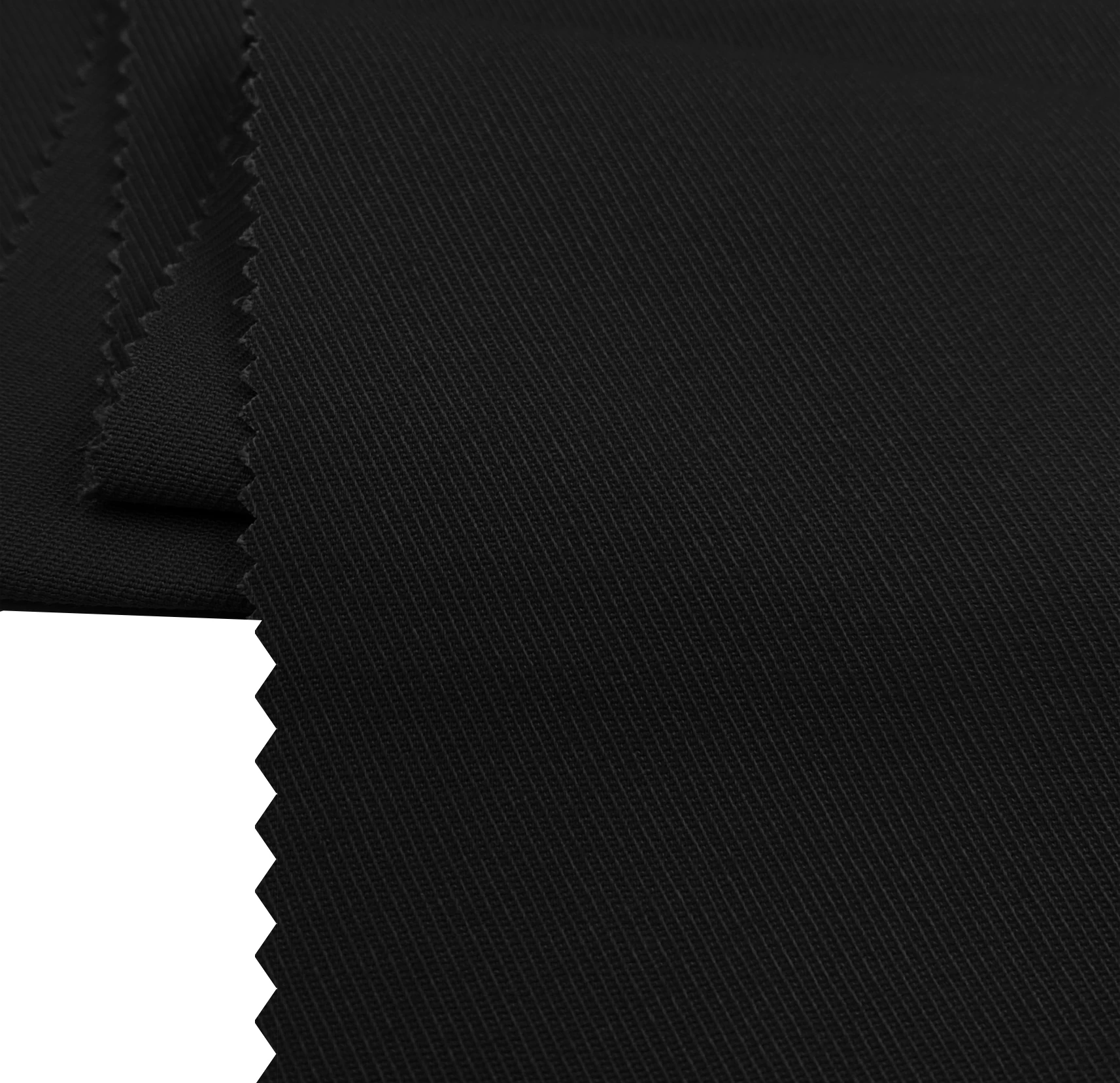 255gsm High Density Winter Thick Spandex Cotton Polyester Stretch Cotton Cavalry Twill Stocklot Fabric Textile Cotton For Pants