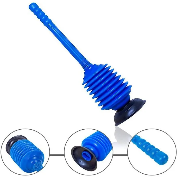 High Pressure Thrust Professional Bellows Accordion All Purpose Power Plungers plunger toilet toilet plunger with holder