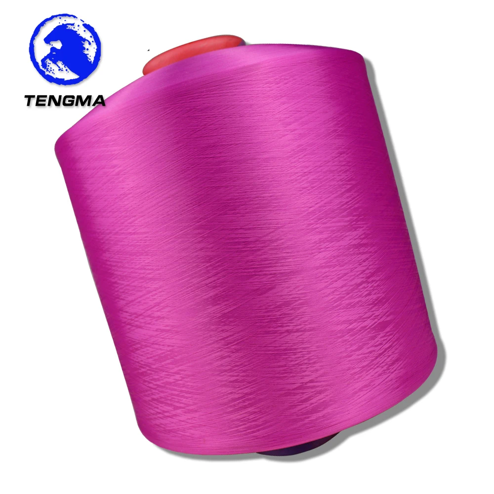 Customized colors thread textured 150d/48f polyester dty yarn