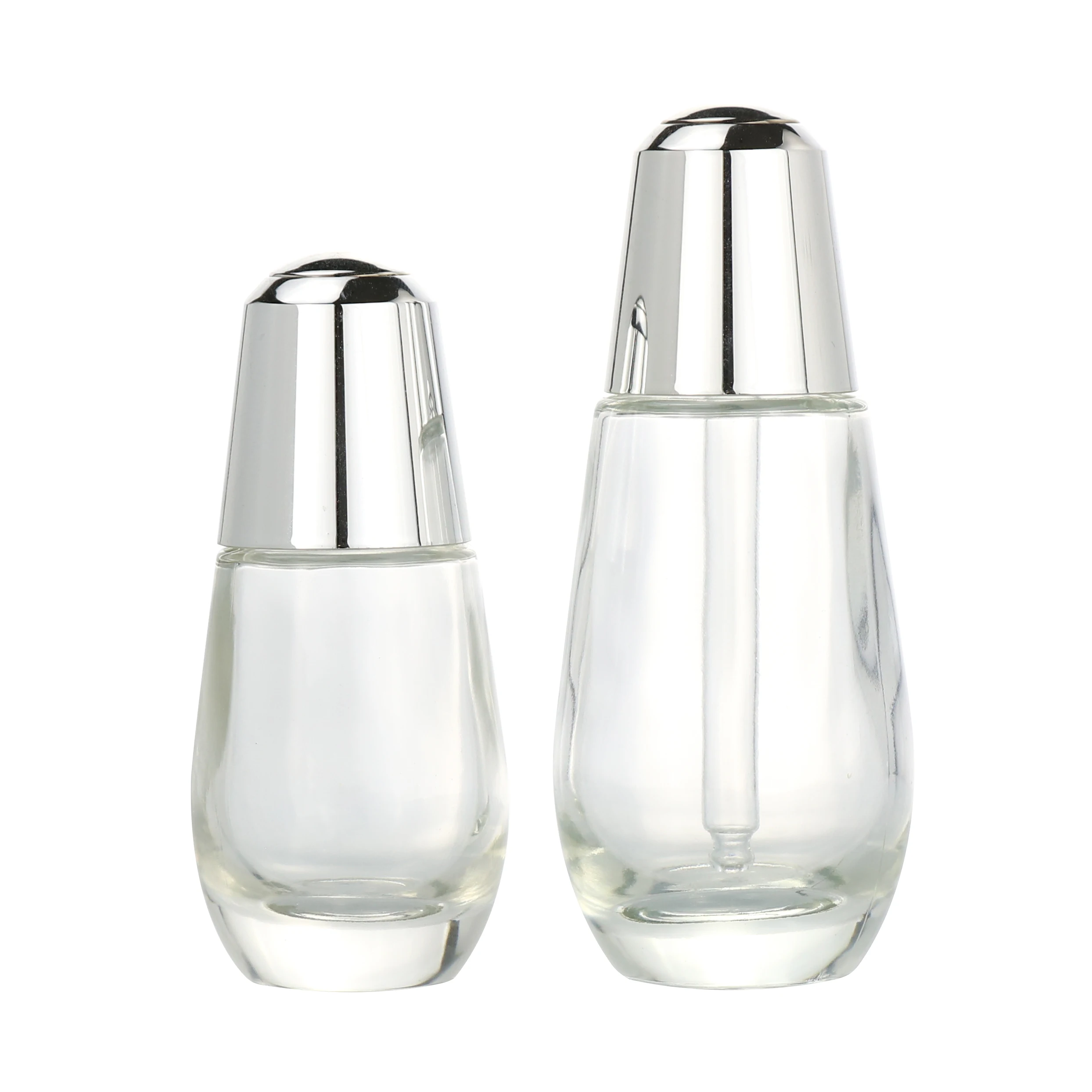 15ml/30ml/60ml end surface eyedropper  glass bottle with free samples cosmetic slanted shoulder anointing oil glass bottle 1oz