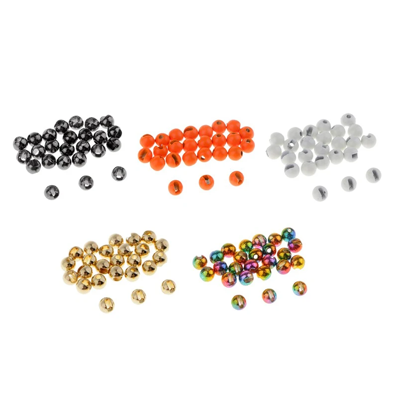 
wholesale fishing accessories fly fishing small slotted tungsten beads 