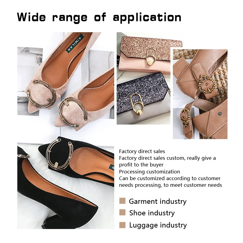 Newest Designs Shoes Decorations Accesorios Hardware Buckle Ladies Shoes Buckle