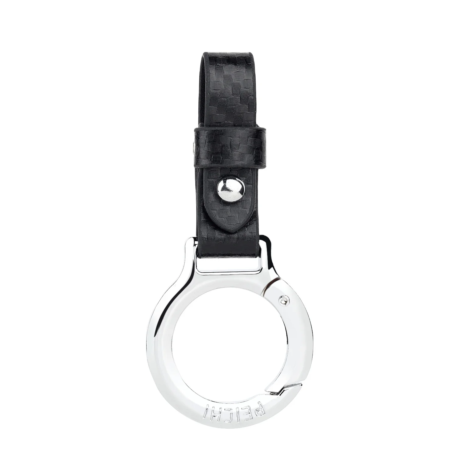 K4026 Trendy and Versatile 78*24mm custom leather logo motorcycle keychain Key Holder
