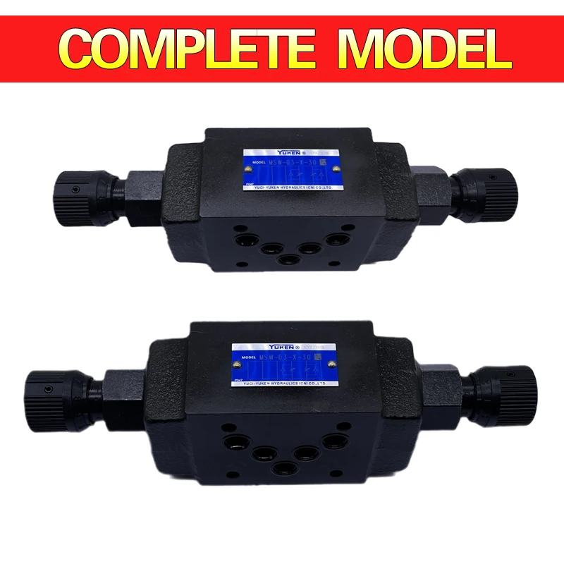 Yuken MSW-03-X-40 Throttle and Check Modular Valves Speed regulating valve