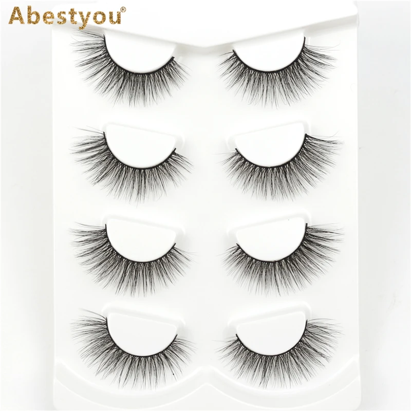 Abestyou Free Sample Mink 3D Eyelash Custom Eyelash Box Private Label 25mm Siberian Mink Lashes Lashes3d Wholesale Vendor