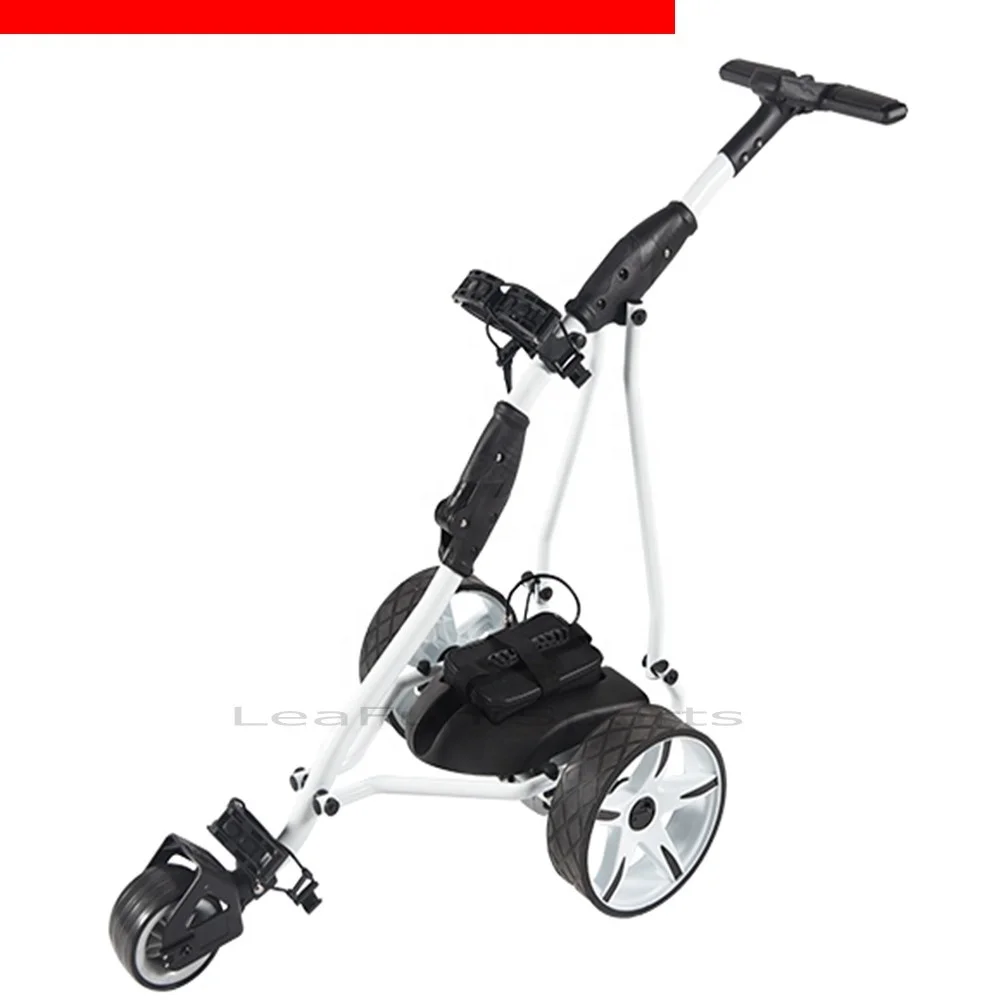 
Europe Best Sell Electric Golf Trolley With Powakaddy Design Fold System , New T handle including USB Port and LCD Display 