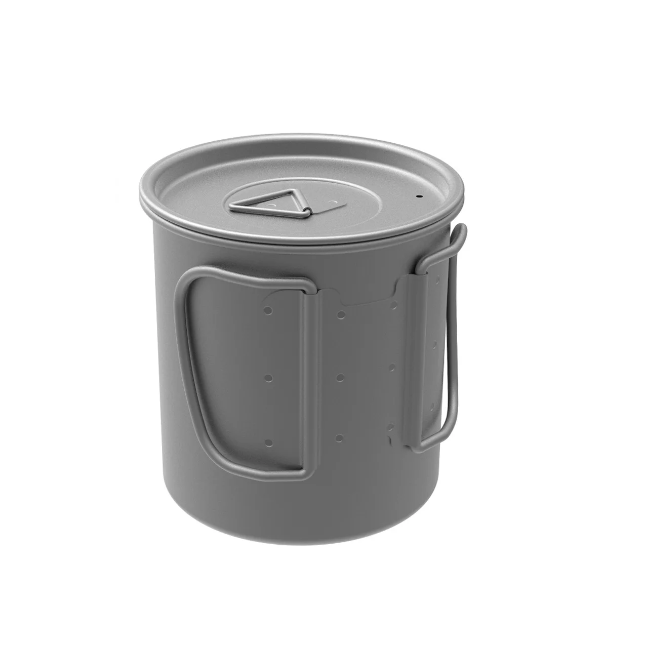 KingGear 300ml 450ML Camping UltraLight Mug Folding Handle Titanium Cups