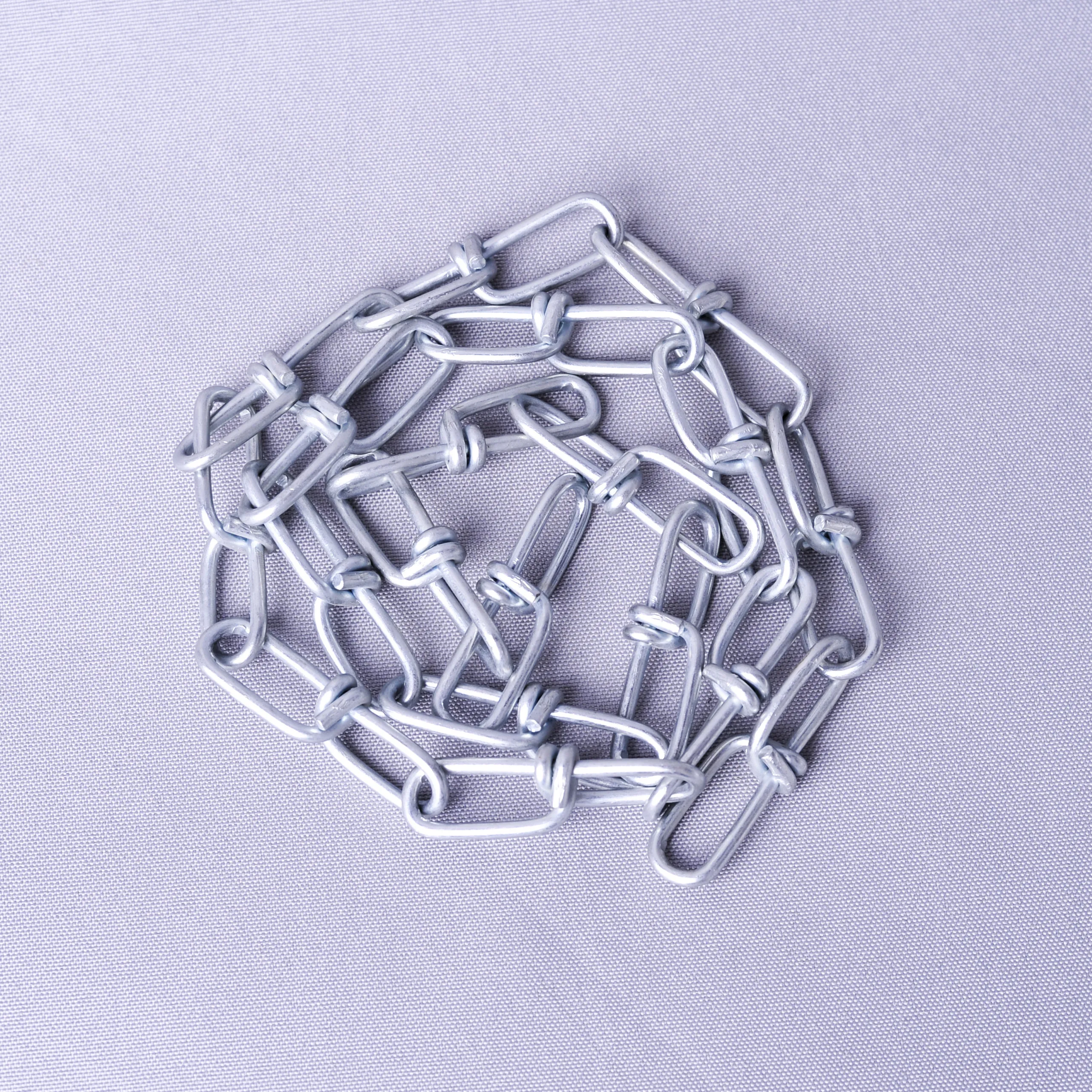 Chinese Manufacturer Supplied 8mm Galvanized Alloy Steel Chain DIN5685A/C Long Short Chain Zinc Finish 6mm Diameter Welded