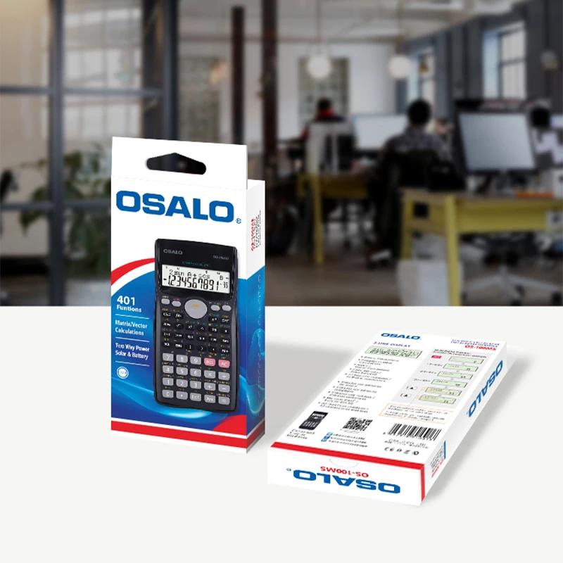 Hot Sale Electronic Calculator Function OS-100MS Calculadora Cientifica Scientific Calculator Made In China