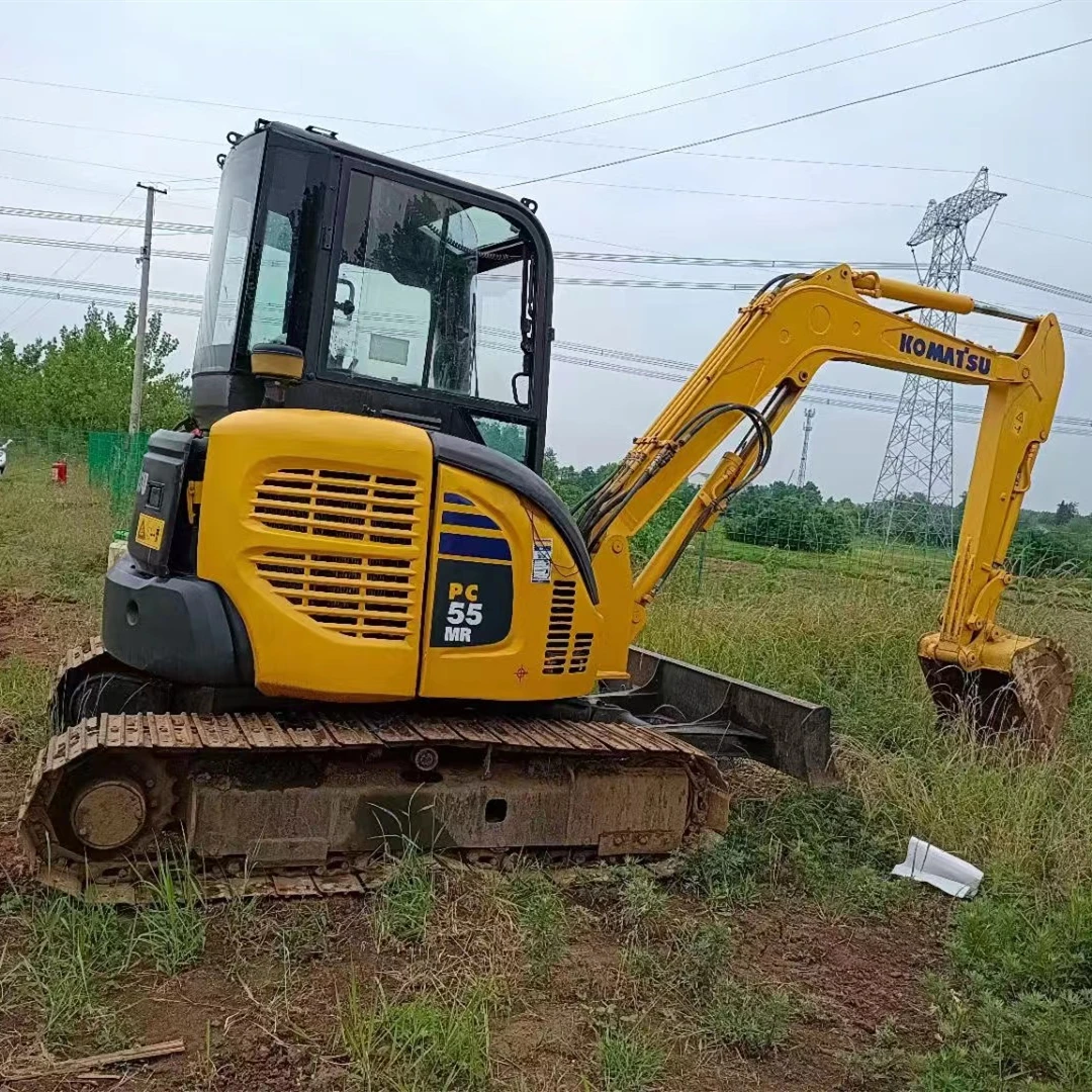 Бывший в употреблении японский мини-экскаватор PC35 PC55 MR 3 5 тонн для Komatsu