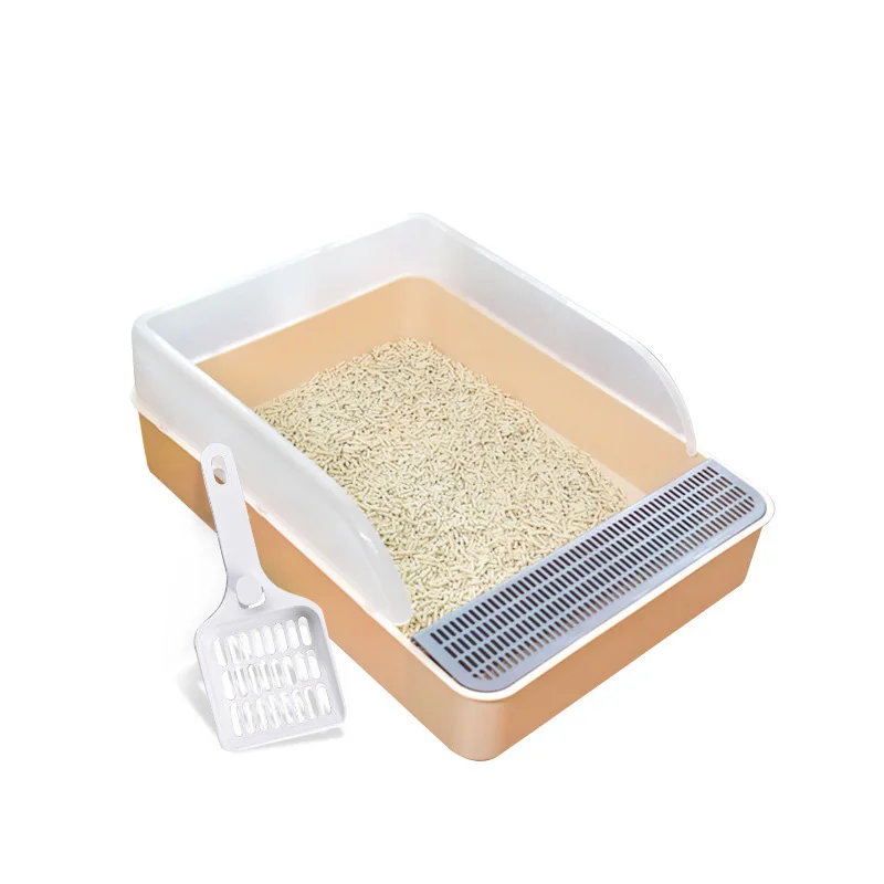 
factory price detachable cat litter box pet toilet 