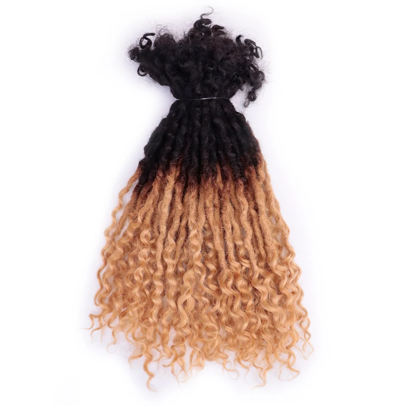Ombre   Culture locs Human hair bulk hair curly texture Hoho hair dreadlocks