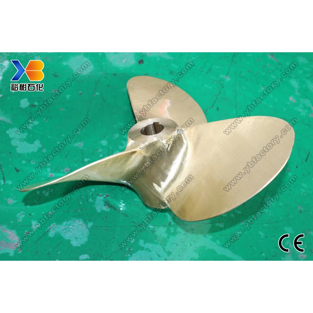 Custom Precision CNC Aluminum Marine Propeller According to Drawing