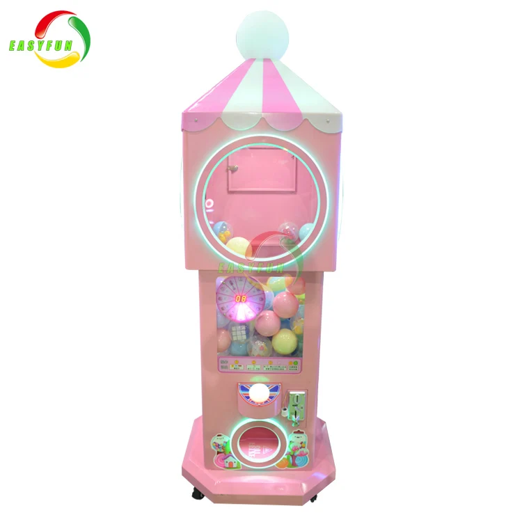 Coin Operated Arcade Game Machine Capsule Toy Gashapon Bounce Ball Vending Machine