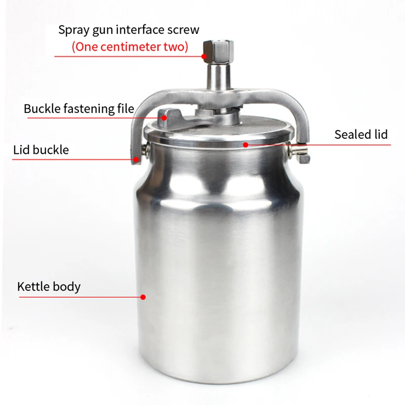 Paint Spray Gun Pneumatic Lower Pot Can-furniture Car Glue High Atomization Gun-
