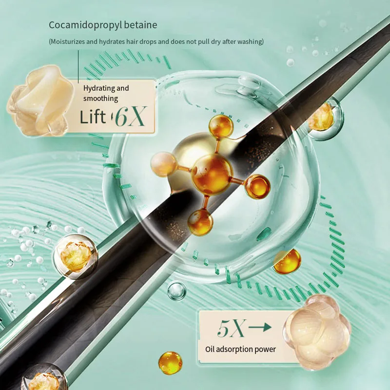 Private Label Hair Care Damage Repair Fluffy Oil Control Anti-Dandruff Shampoo For Everyday Home Use 400ml