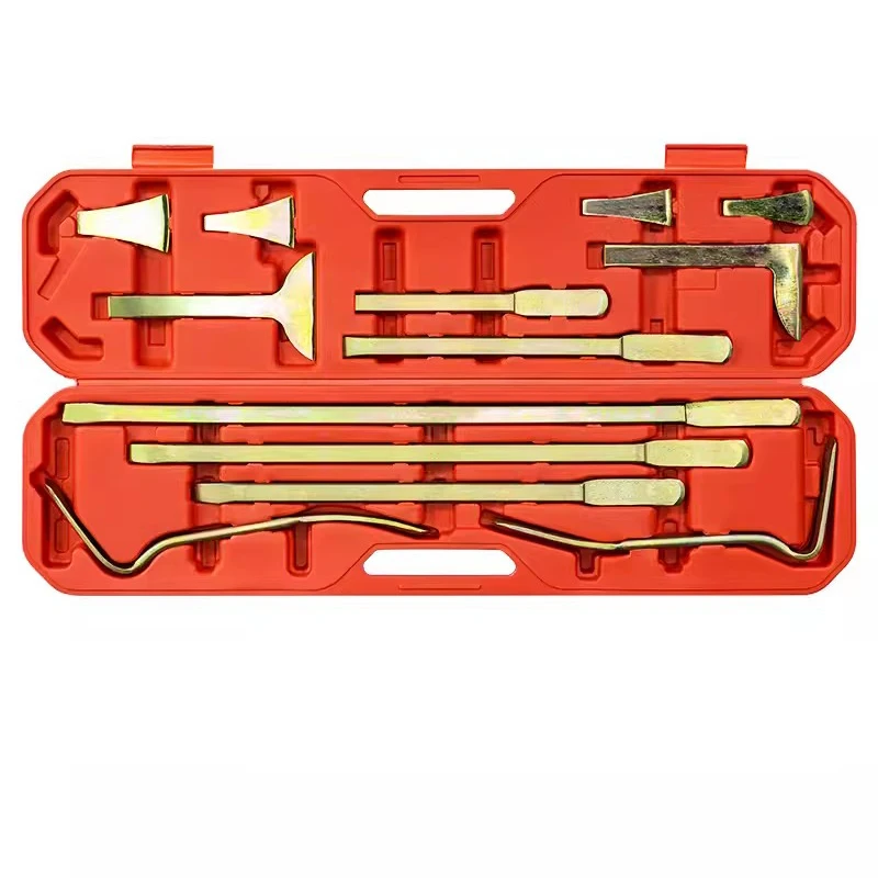 13-Piece Car Sheet Metal Repair Pry Bar Set Vehicle Tools for Lifting and Depression Repair Sheet Metal Lifting Plate Tool