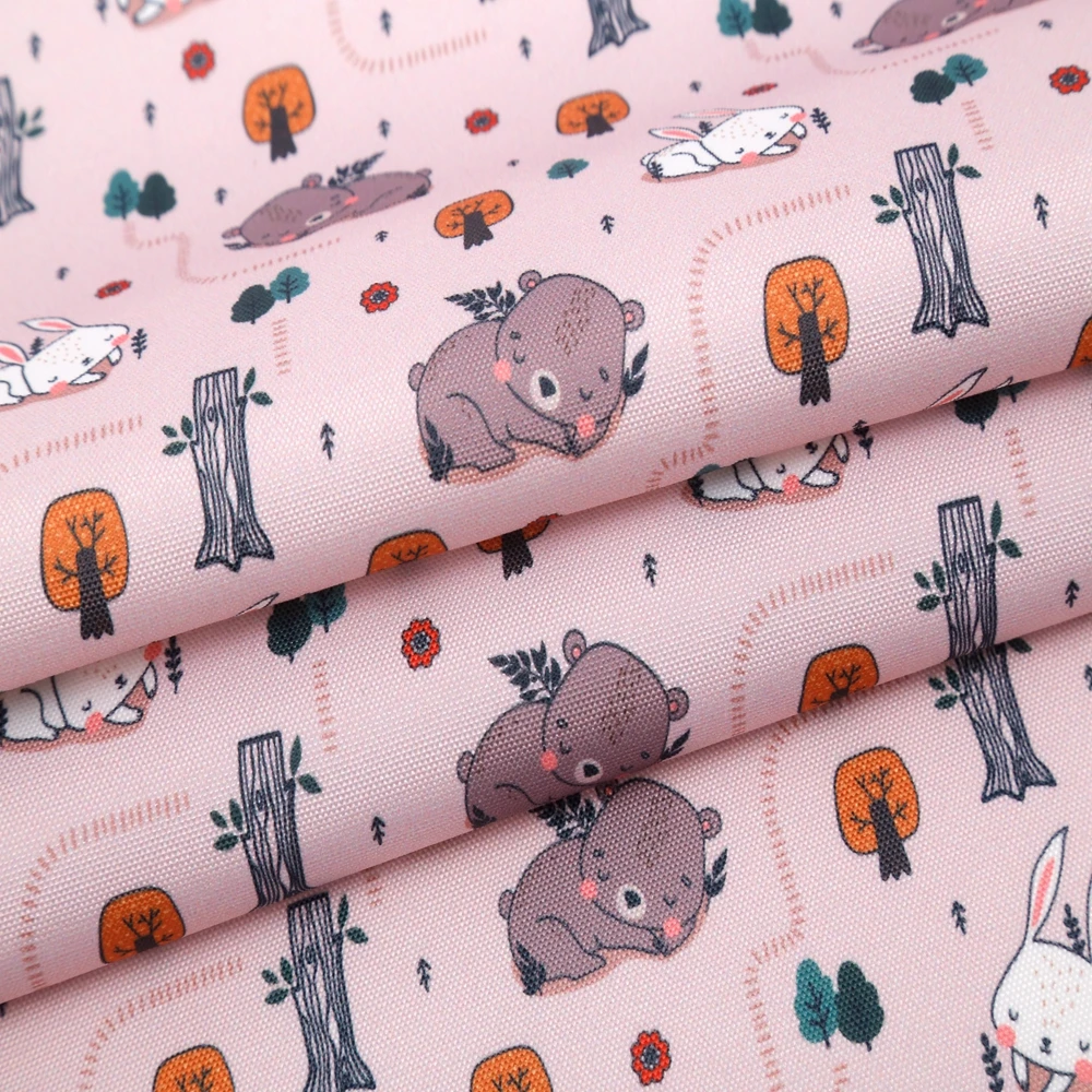 Manufacture new product custom digital printed waterproof 600d polyester oxford fabric with pvc coating for bag