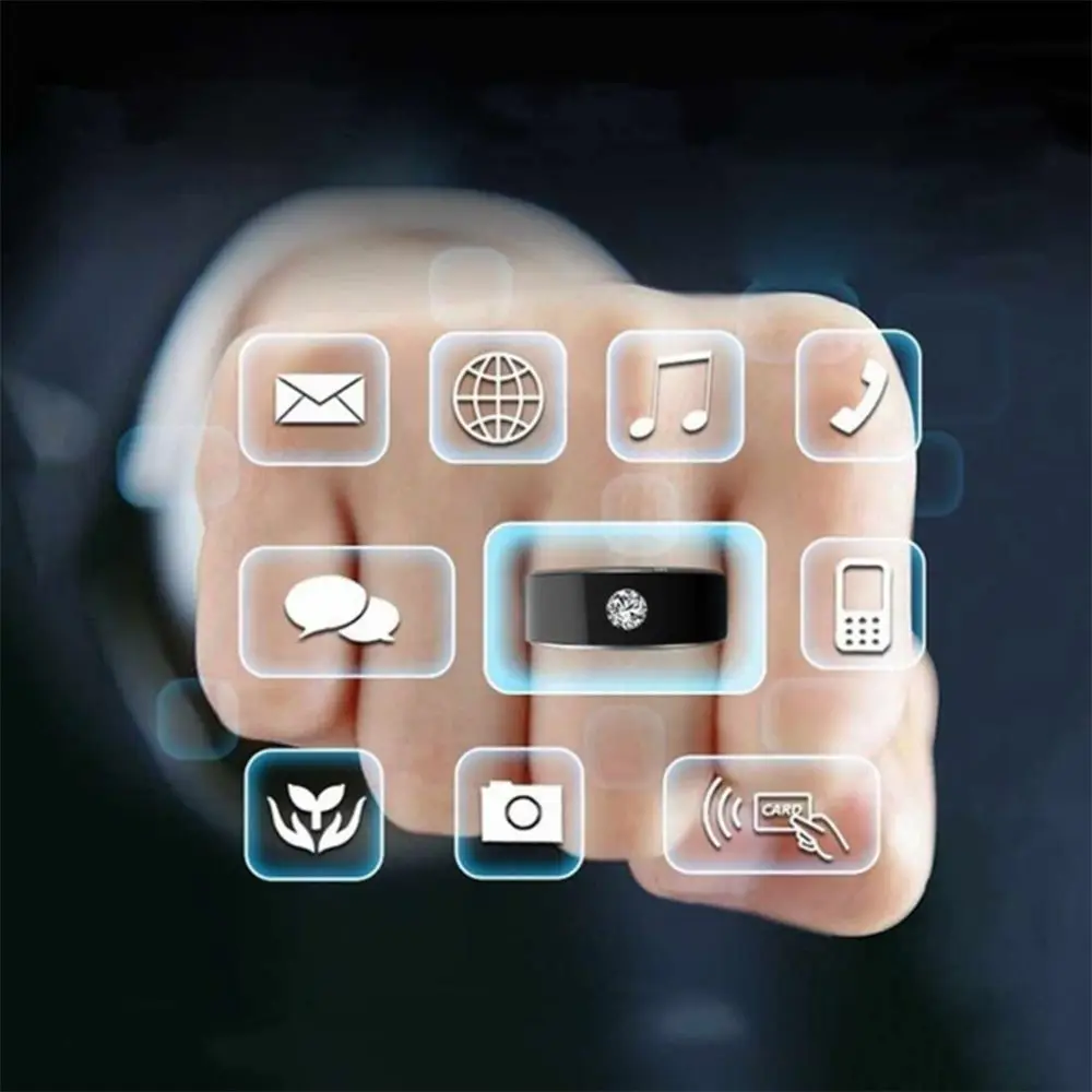 Newest smart ring nfc gold waterproof nfc smart ring for Android with functional couple stainless steel jewelry