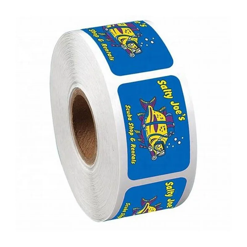 Manufacturers Custom Private Brand Name Printing Logo Adhesive Roll Labels Stickers for Packaging