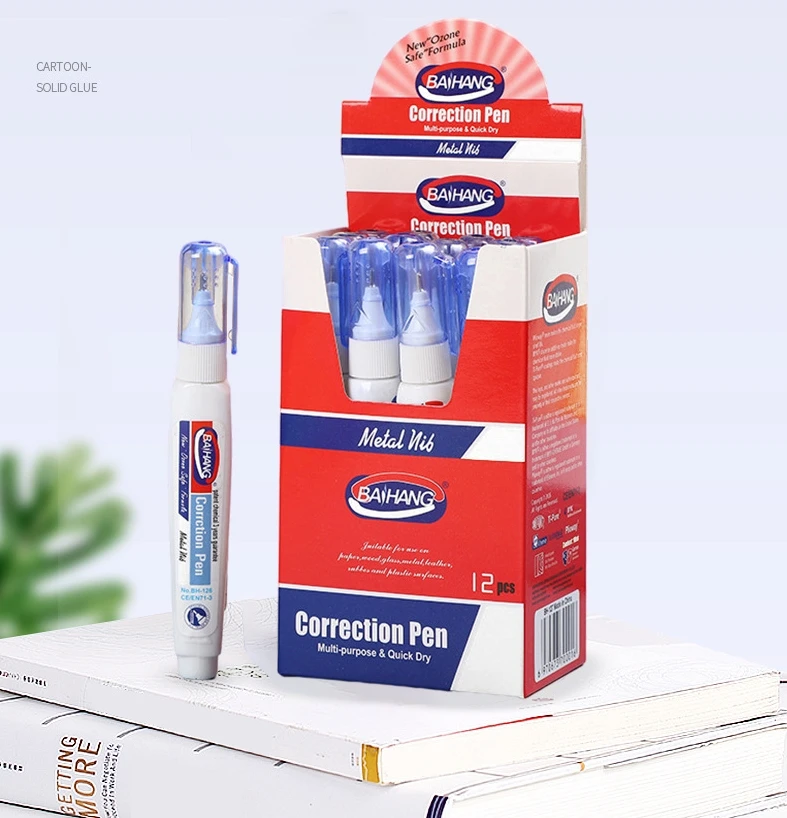 Student Stationery Is Small And Easy To Carry Apply Correction Fluid Cvenly Grip Needle Head Study Office Correction Fluid