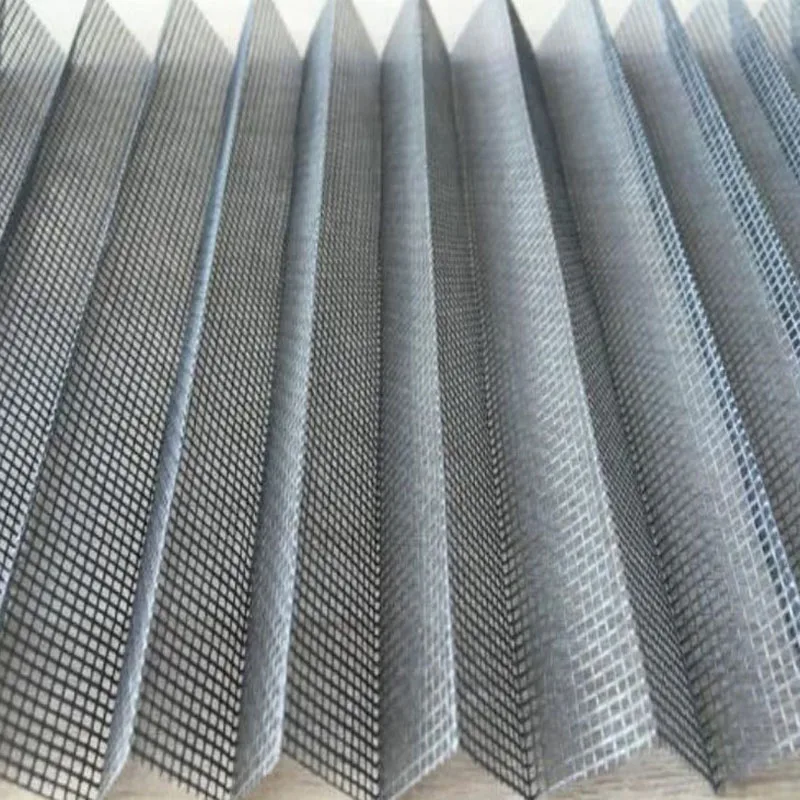 Polyester invisible folded mosquito net window screen mesh fabric