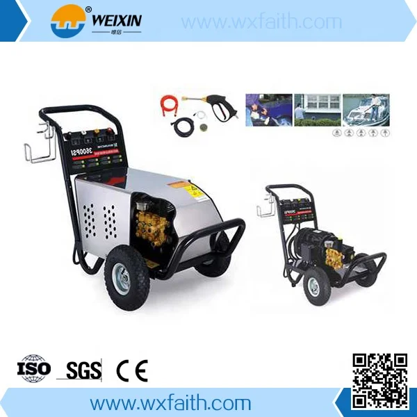 Gasoline Engine Portable Hand Pump High Pressure Car Washer With Water Tank