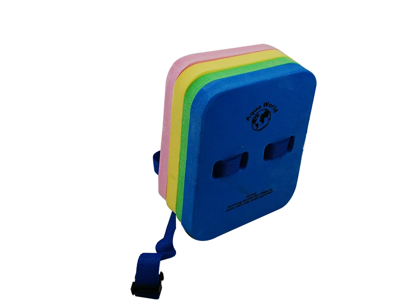 Hot sale EVA foam Swimming waist belt Aqua fitness high buoyancy swim aids back pack float board for pool water sports training