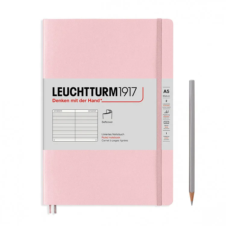 Authentic German Lighthouse Soft Leather Laptop Black Colored Classic Series Notebook