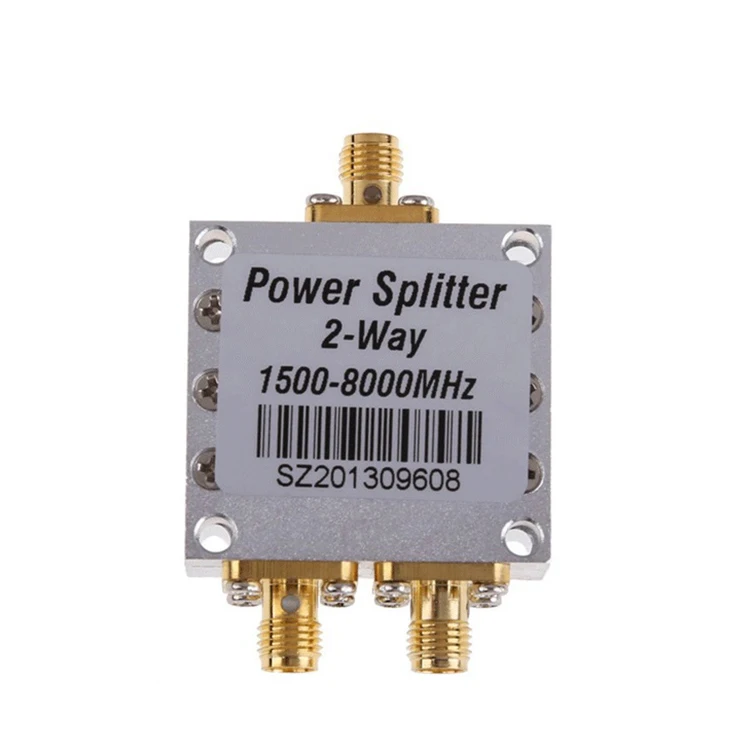 2 Way Splitter 1500mhz~8000MHz SMA female 8G power divider signal cable splitters female divider