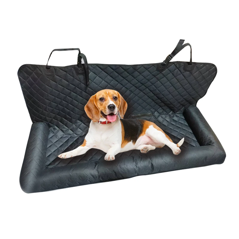 Waterproof Car Dog Back Seat Cover Oxford 600D Polyester Pet Car Seat Waterproof Cover With Machine Washable Material