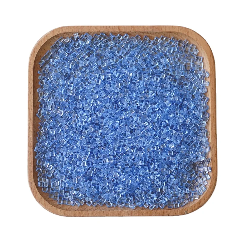 PC 740 granules Pc plastic granules polycarbonate resin light blue for water bottles polycarbonate virgin Pc raw material g