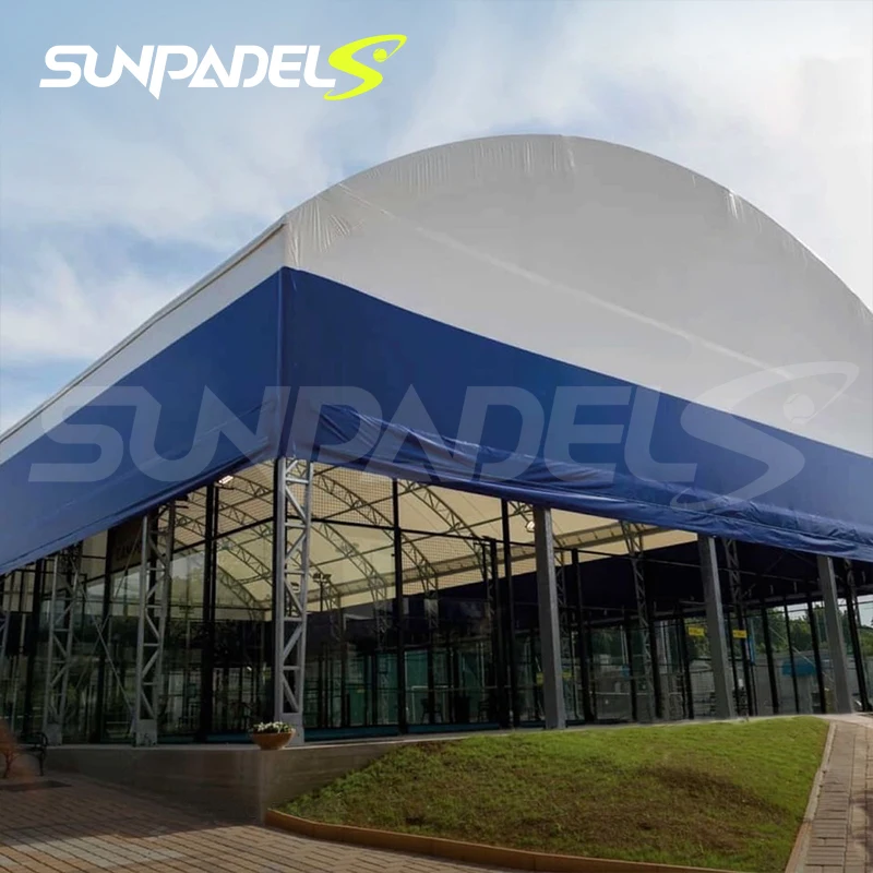 Sunpadel Reliable Manufacturer Professional New Type Outdoor Indoor Sports Padel Panoramic Court Tent Cover