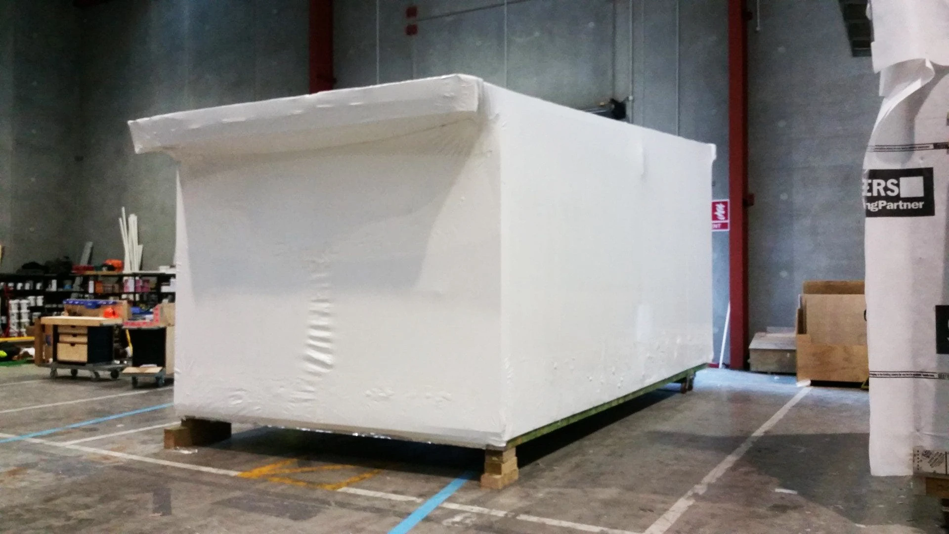 Scaffold shrink wrap Construction shrink wrapping film Flame Retardant Shrink Wrap NFPA 701 FR VCI shrink Wrap for equipment