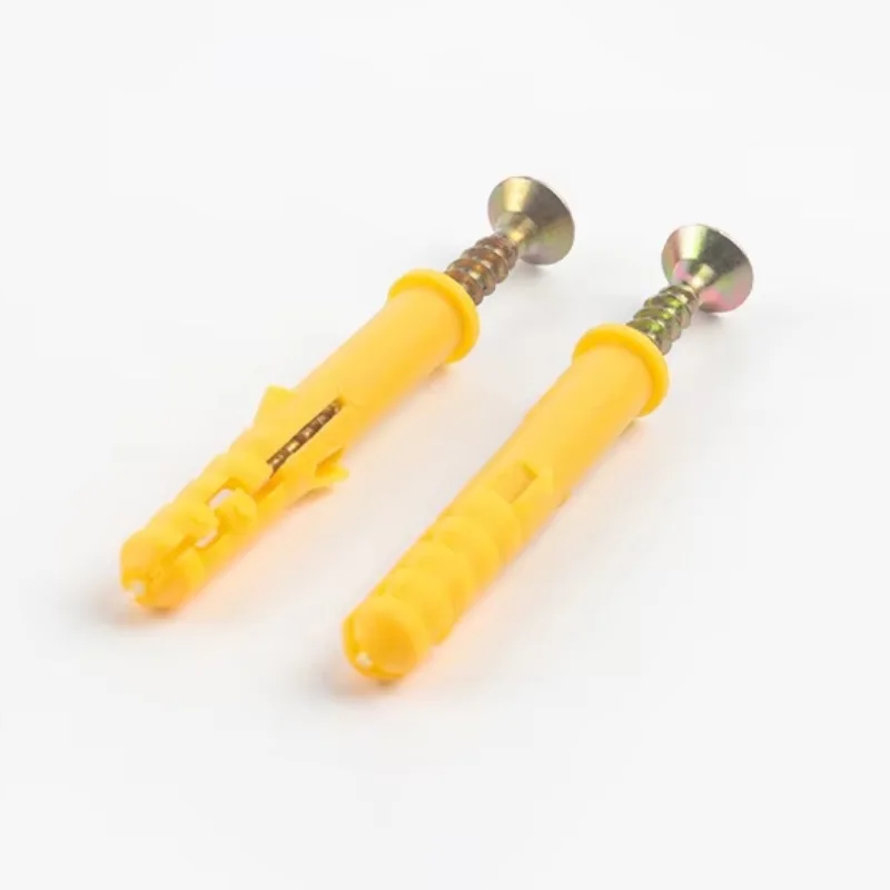 Wall Plug/Plastic Anchor Bolt/Nylon Hammer Fixing Anchor with Screw Chipboard Screw Plug Anchor Plastic Nylon Expansion Screw