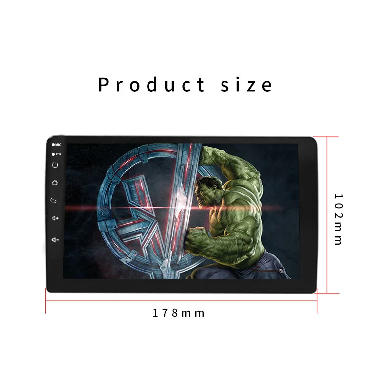 1din android auto elctronic car mp5 multimedia player monitor