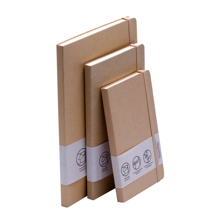 Notebook Manufacturer Custom Perfect Binding Bamboo Cover School Supplies Blank Notebook Diary