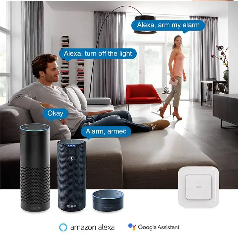 Tuya GSM WIFI   residential Wireless smart home automation security burglar Alarm  Systems