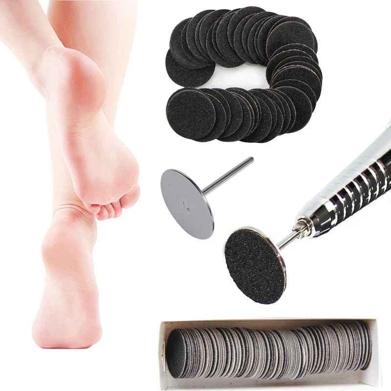 Dead skin pedicure sandpaper nail art remove tool electronic foot file callus remover foot sanding paper
